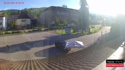 Střed obce Rokytnice nad Jizerou