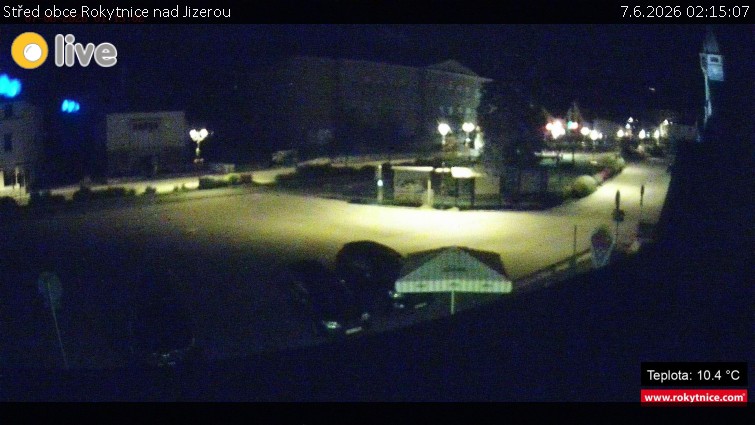 Město Rokytnice nad Jizerou - Střed obce Rokytnice nad Jizerou - 7.6.2026 v 02:15
