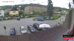 Střed obce Rokytnice nad Jizerou