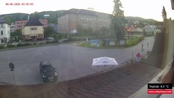 Střed obce Rokytnice nad Jizerou