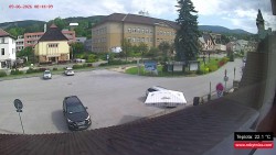 Střed obce Rokytnice nad Jizerou