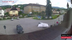 Střed obce Rokytnice nad Jizerou