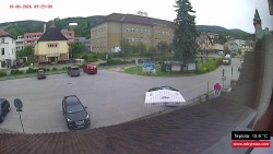 Střed obce Rokytnice nad Jizerou