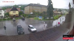 Střed obce Rokytnice nad Jizerou