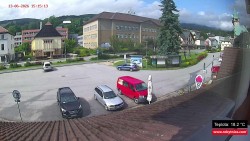 Střed obce Rokytnice nad Jizerou