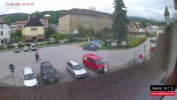 Střed obce Rokytnice nad Jizerou
