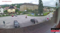 Střed obce Rokytnice nad Jizerou