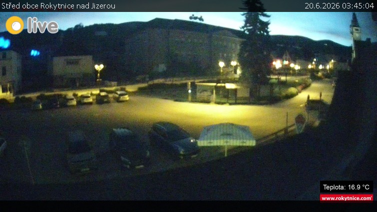 Město Rokytnice nad Jizerou - Střed obce Rokytnice nad Jizerou - 20.6.2026 v 03:45