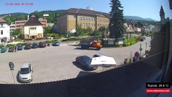 Střed obce Rokytnice nad Jizerou