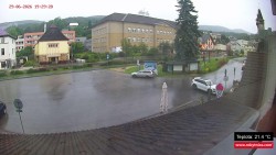 Střed obce Rokytnice nad Jizerou