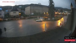 Střed obce Rokytnice nad Jizerou