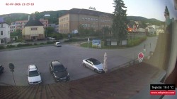 Střed obce Rokytnice nad Jizerou