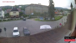 Střed obce Rokytnice nad Jizerou