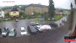 Střed obce Rokytnice nad Jizerou