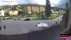 Střed obce Rokytnice nad Jizerou