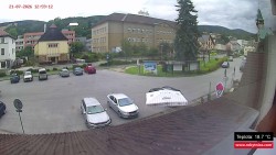 Střed obce Rokytnice nad Jizerou