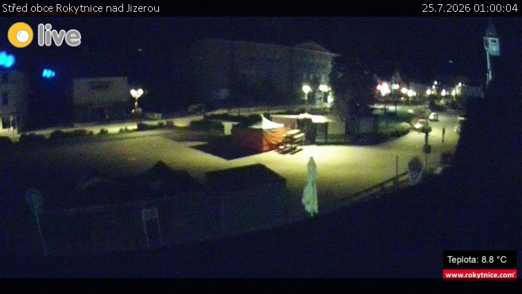 Město Rokytnice nad Jizerou - Střed obce Rokytnice nad Jizerou - 25.7.2026 v 01:00