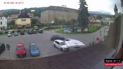Center of the municipality of Rokytnice nad Jizerou