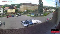 Střed obce Rokytnice nad Jizerou