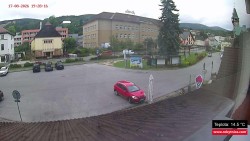 Střed obce Rokytnice nad Jizerou
