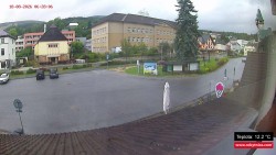 Střed obce Rokytnice nad Jizerou