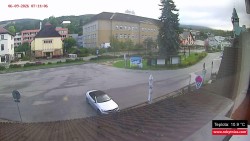 Střed obce Rokytnice nad Jizerou