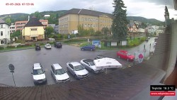 Střed obce Rokytnice nad Jizerou