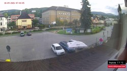 Střed obce Rokytnice nad Jizerou