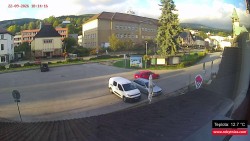 Střed obce Rokytnice nad Jizerou