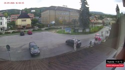 Střed obce Rokytnice nad Jizerou