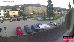 Střed obce Rokytnice nad Jizerou