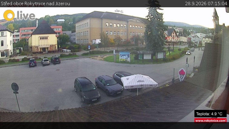 Město Rokytnice nad Jizerou - Střed obce Rokytnice nad Jizerou - 28.9.2026 v 07:15