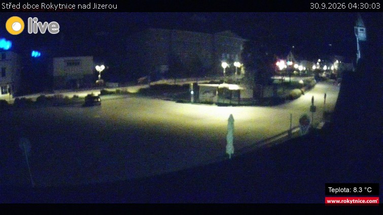 Město Rokytnice nad Jizerou - Střed obce Rokytnice nad Jizerou - 30.9.2026 v 04:30