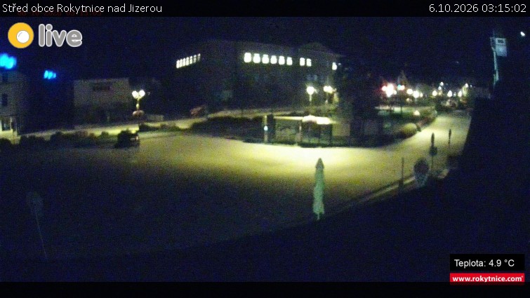 Město Rokytnice nad Jizerou - Střed obce Rokytnice nad Jizerou - 6.10.2026 v 03:15