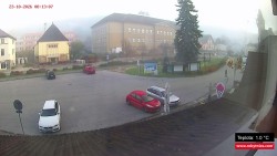 Střed obce Rokytnice nad Jizerou