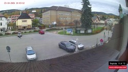 Střed obce Rokytnice nad Jizerou