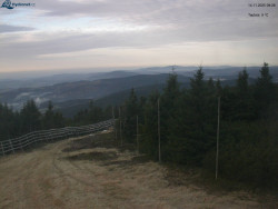 Lysá hora, pohled na západ