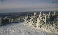 Lysá hora, pohled na západ