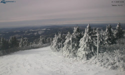 Lysá hora, pohled na západ