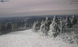 Lysá hora, pohled na západ