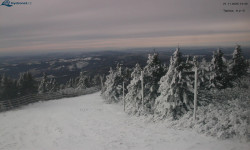 Lysá hora, pohled na západ