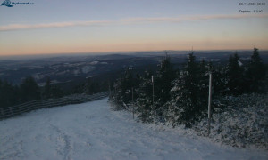 Město Rokytnice nad Jizerou - Lysá hora, pohled na západ - 23.11.2025 v 08:03