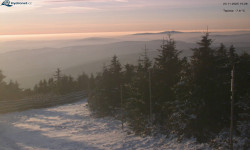 Lysá hora, pohled na západ