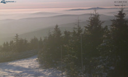 Lysá hora, pohled na západ