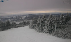 Lysá hora, pohled na západ