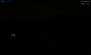 Město Rokytnice nad Jizerou - Lysá hora, pohled na západ - 2.12.2025 v 01:45