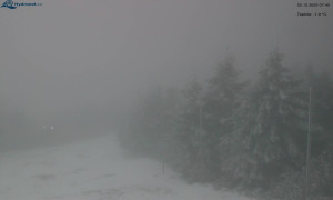 Město Rokytnice nad Jizerou - Lysá hora, pohled na západ - 2.12.2025 v 07:45