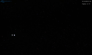 Město Rokytnice nad Jizerou - Lysá hora, pohled na západ - 4.12.2025 v 01:45 Město Rokytnice nad Jizerou - Lysá hora, pohled na západ - 4.12.2025 v 01:45