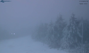 Město Rokytnice nad Jizerou - Lysá hora, pohled na západ - 7.12.2025 v 07:45