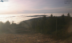 Lysá hora, pohled na západ